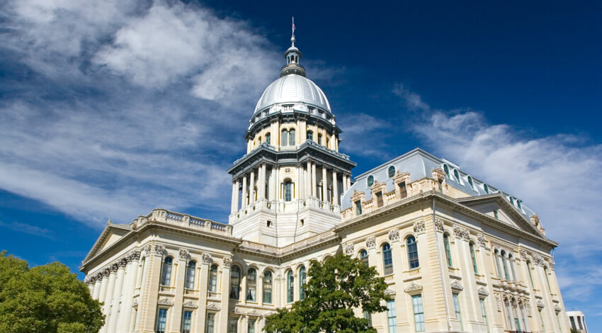 State Capitol of Illinois in Springfield.